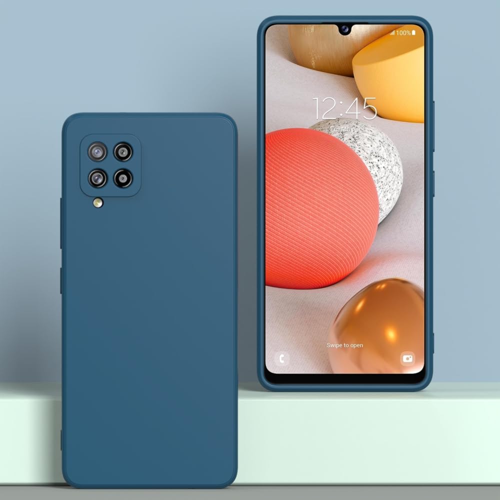 Wogroo For Samsung Galaxy A42 Case Dark Blue, Scratch Resistant With Soft Touch, Slim Thin Phone Cover For Samsung Galaxy A42