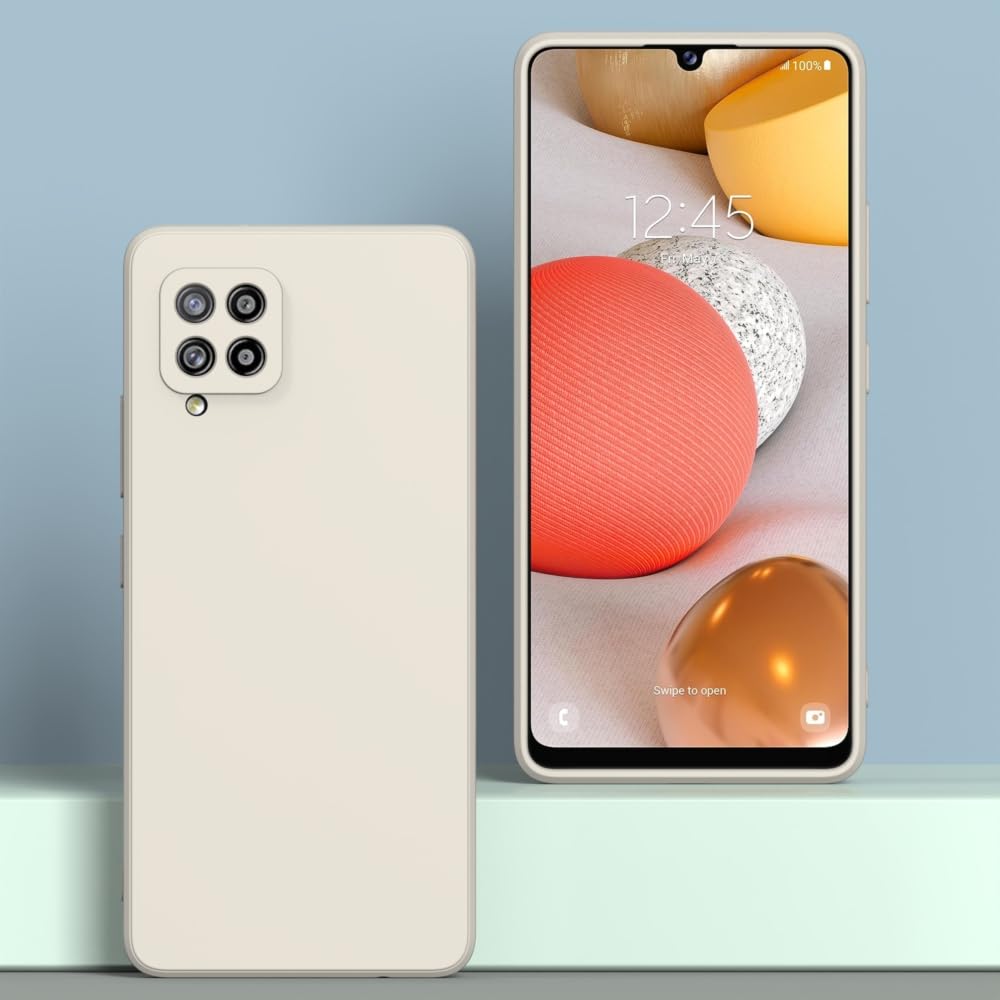 Wogroo For Samsung Galaxy A42 Case White, Scratch Resistant With Soft Touch, Slim Thin Phone Cover For Samsung Galaxy A42