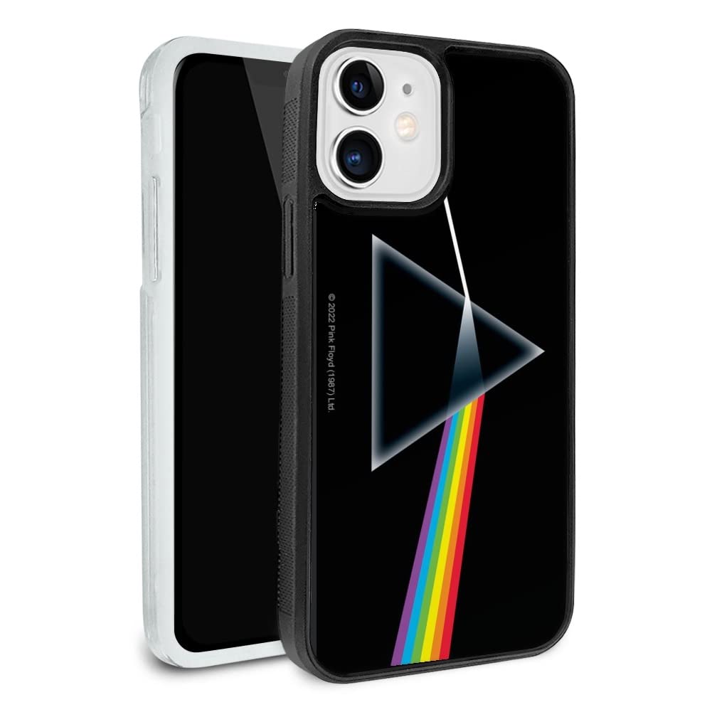 Pink Floyd Dark Side Protective Slim Fit Hybrid Rubber Bumper Case Fits Apple Iphone 8, 8 Plus, X, 11, 11 Pro,11 Pro Max, 12, 12