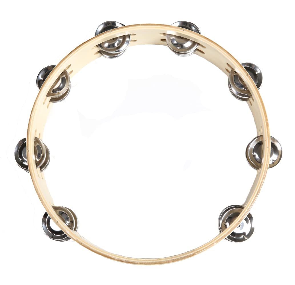 Lightweiht Thicken Hand Rings, Hand Bell, Belly Dance Drum, Hand Tambourine (25cm(9.8 in))