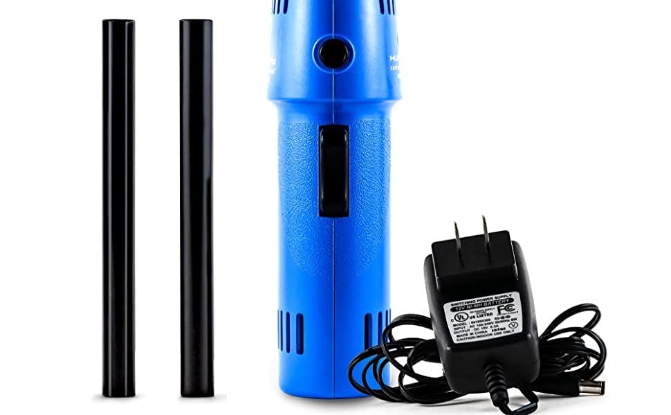 O2 Hurricane Canless Air Duster | Rechargeable Electric Cordless Compressed Air | Electronics & Computer Keyboard Cleaner For Of