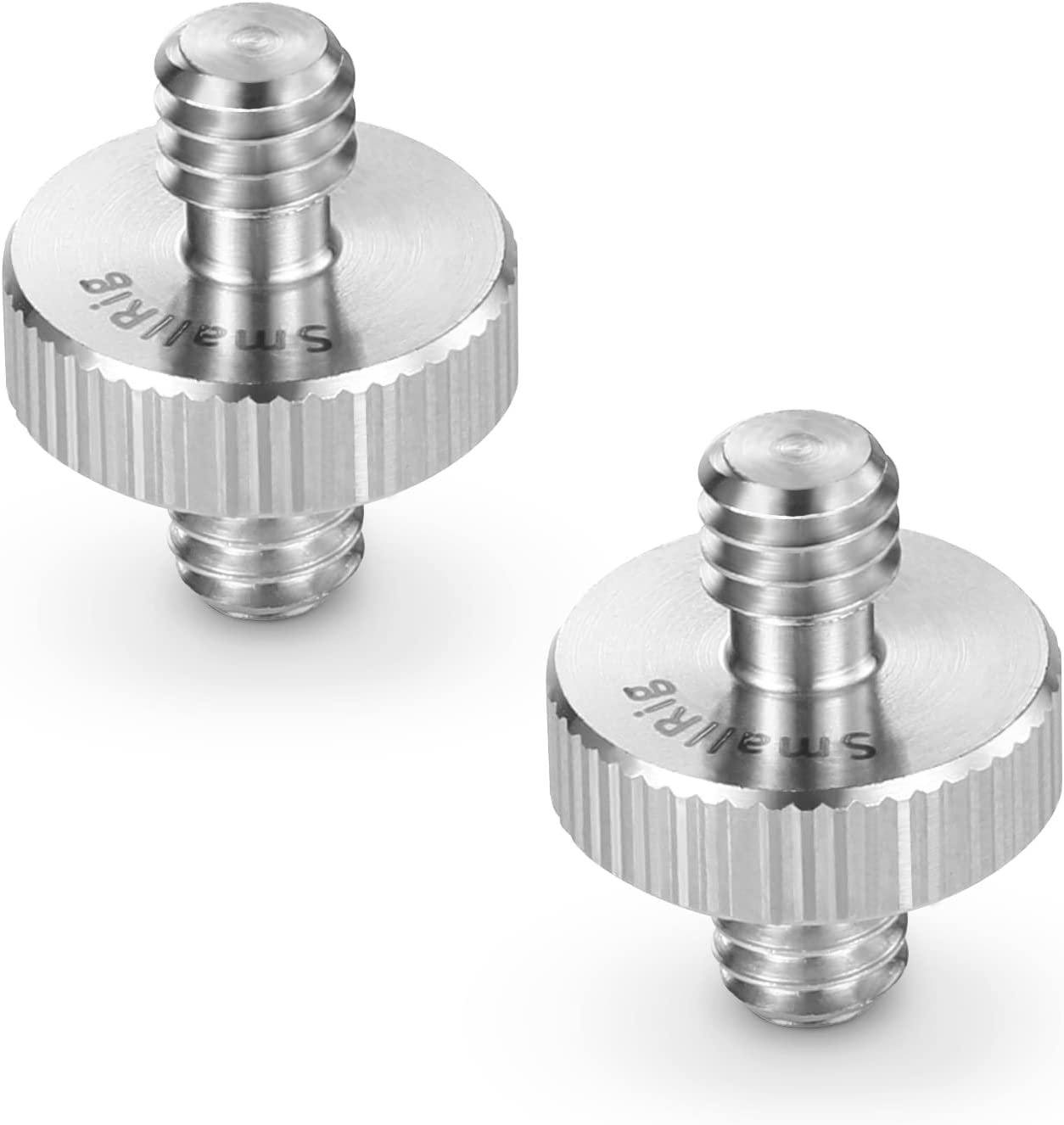 Smallrig 1/4'' To 1/4'' Male Threaded Screw Adapter Double Head Stud For Camera Cage Monitor Led Microphone, Pack Of 2 828