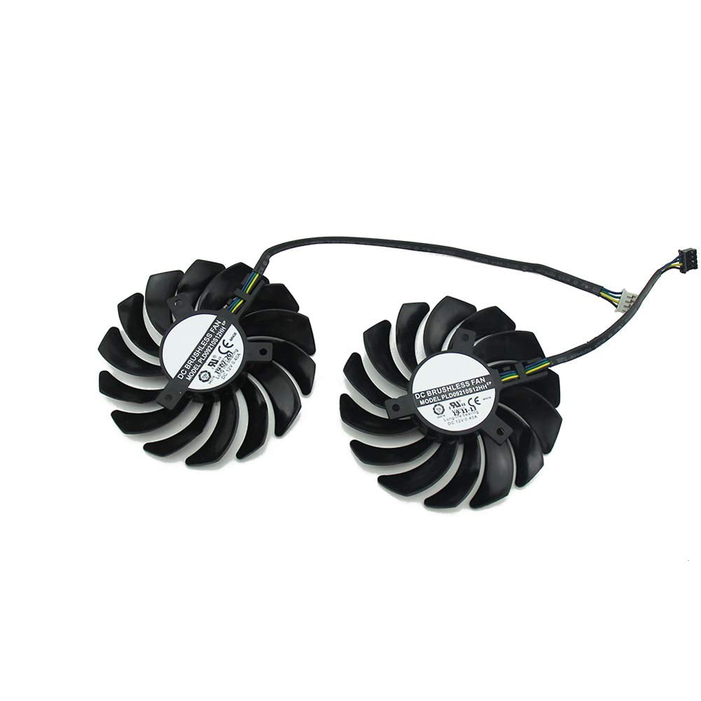Nnl 87Mm Pld09210S12Hh Dc12V 4Pin Rtx2070 Graphics Fan For Msi Geforce Rtx 2060 2070 2080 Super Ventus Xs Oc Graphics Card Fan (2Pcs)