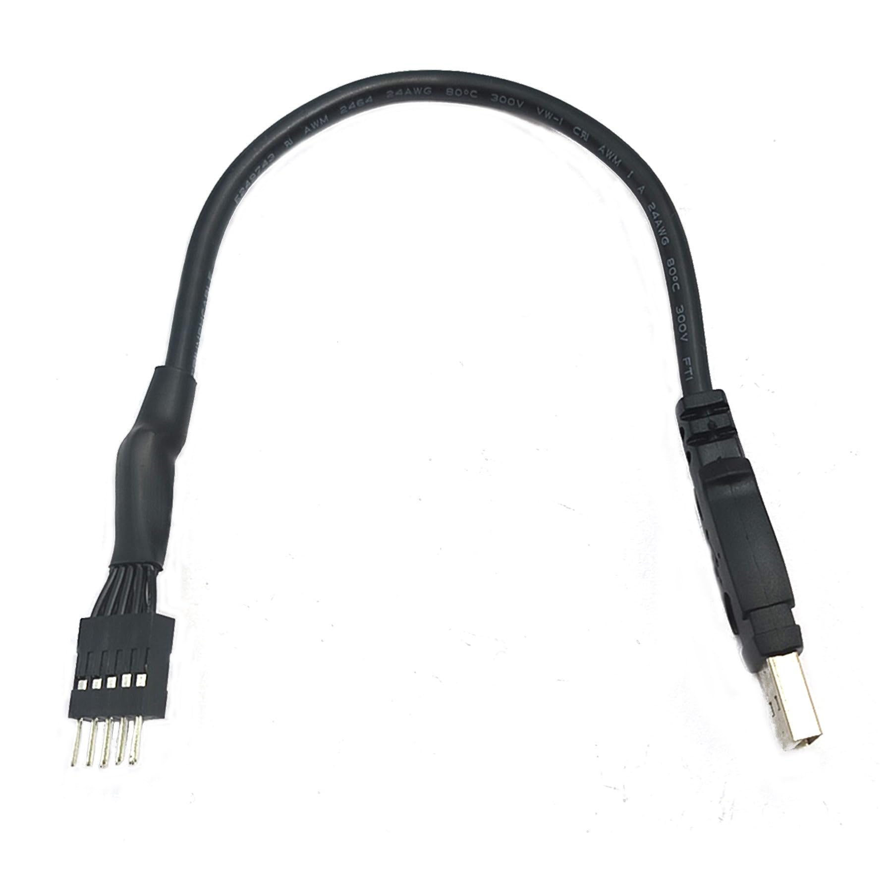 9 Pin Usb Motherboard Male Header To Single Usb 2.0 Type A Male Cable 7.8Inch
