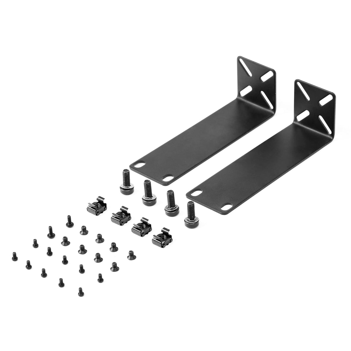 Phyinlan Rack Mount Kit For 7.9 Inch Switches, Adjustable Rack Ears For Netgear, Cisco, D-Link, Trendnet And Hp Products, Mount 