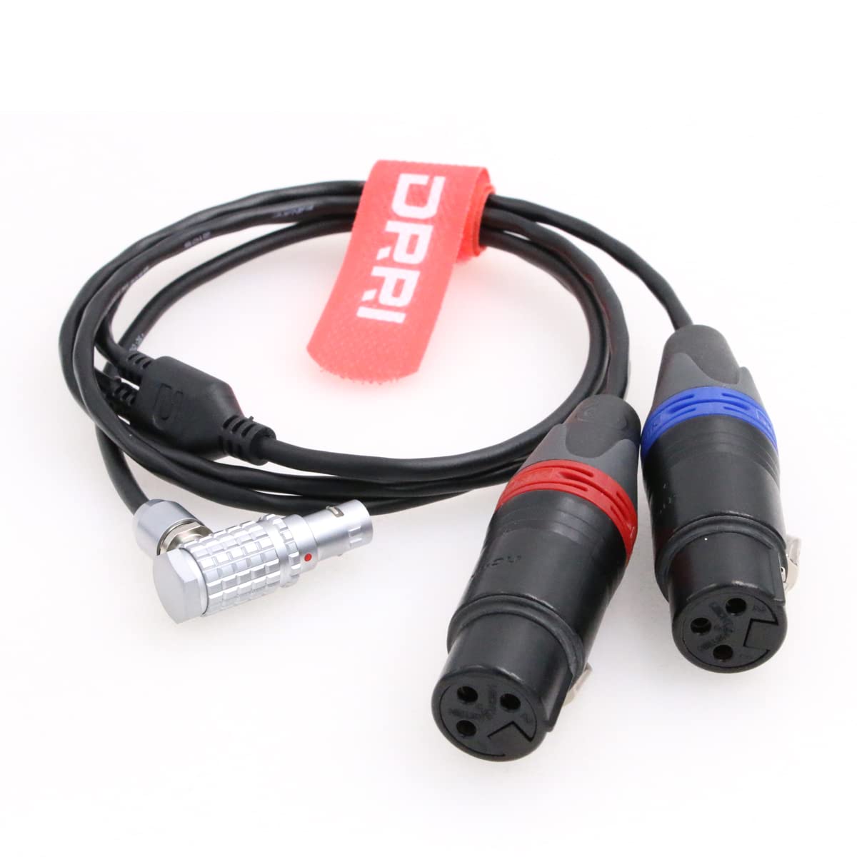 Drri Audio Inputs Cable Dual Xlr 3 Pin Female To 0B 6Pin For Arri Alexa Mini Lf Camera