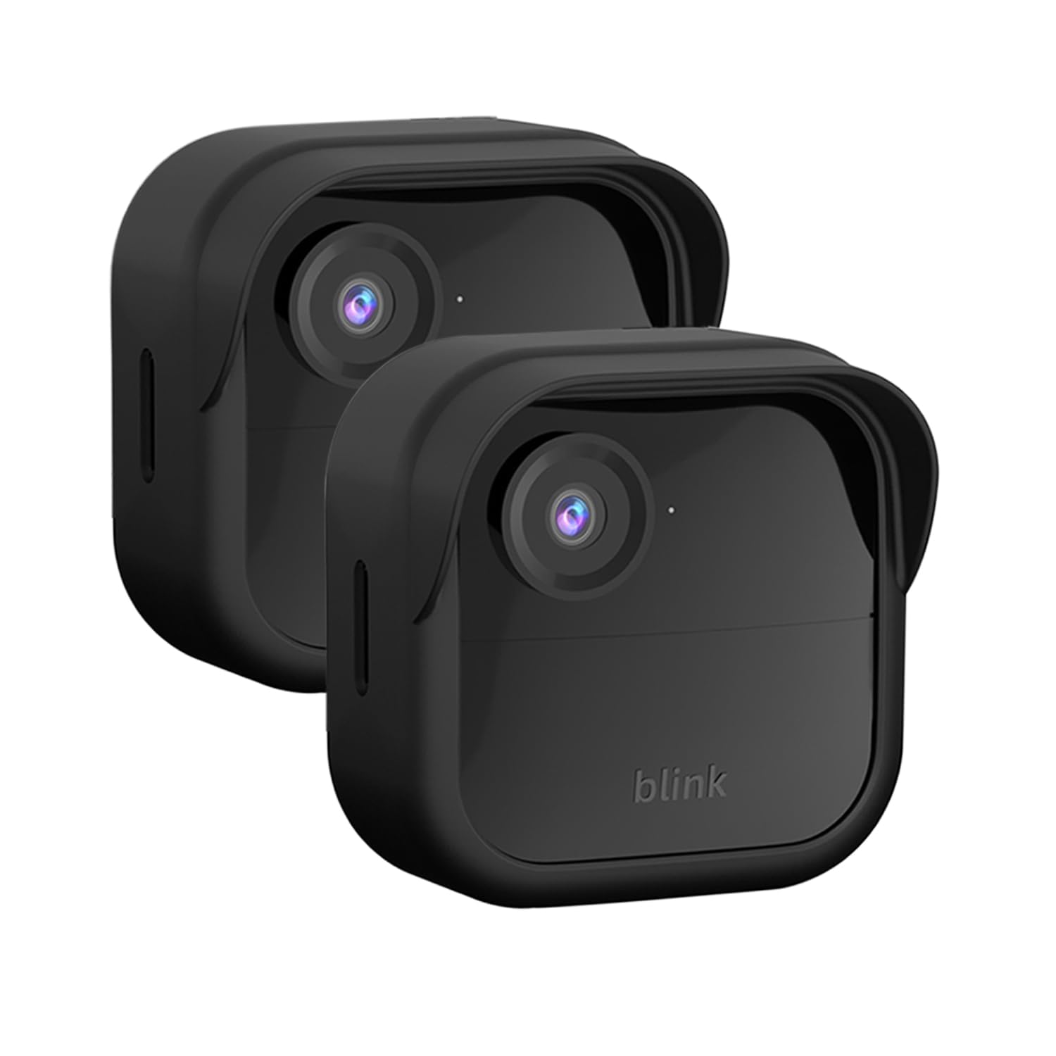 Owokiso Silicone Cover Skin Case For Blink Outdoor 4 (4Th Gen) Protection Weatherproof, 2Pack (Black)