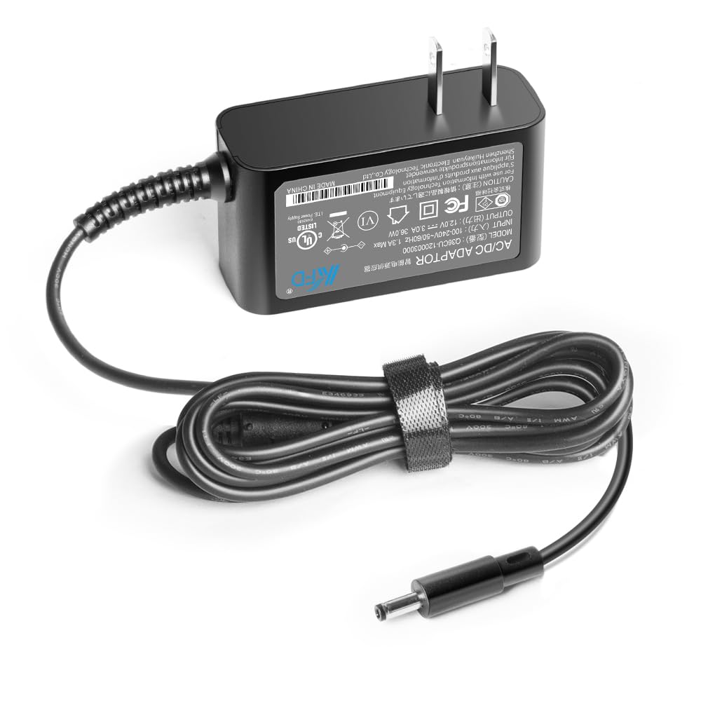 Kfd 12V Ac Adapter For Doss Soundbox Xl Charger Braven Brv X Brv Hd, Lg Music Flow H4 Np8350, Echo Dot 3Rd 4Th Gen Echo Show 5,