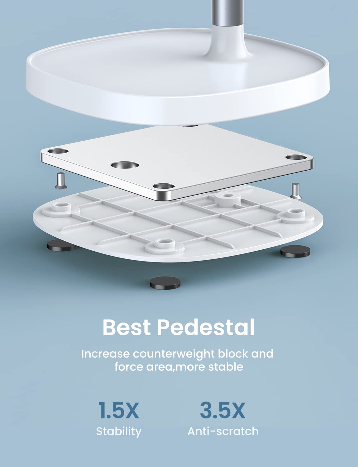 Lisen Cell Phone Stand Adjustable Phone Holer For Desk, Computer Office Desk Accessories For Iphone 16 Holder Women Kitchen Esse