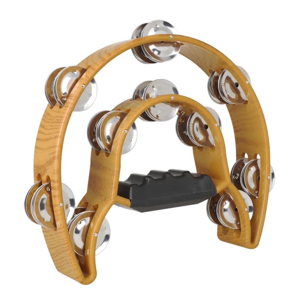 BNF Compact Double Laser Surface Music Tambourine Percussion Tamborine Drum
