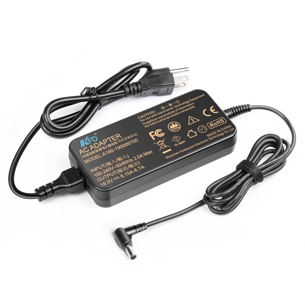 Kfd 19.5V 6.15A 120W Power Supply Adapter For Lg 34Uc88 34Uc80 34Uc99 32Ud99 Ultrawide Monitor, Sony Bravia Tv 50' 55' 65' Hdtv Kd65Xf7002 Kdl55W800C Kdl 50W800B Xbr 55X850D Xbr 49X800E Charger Cord