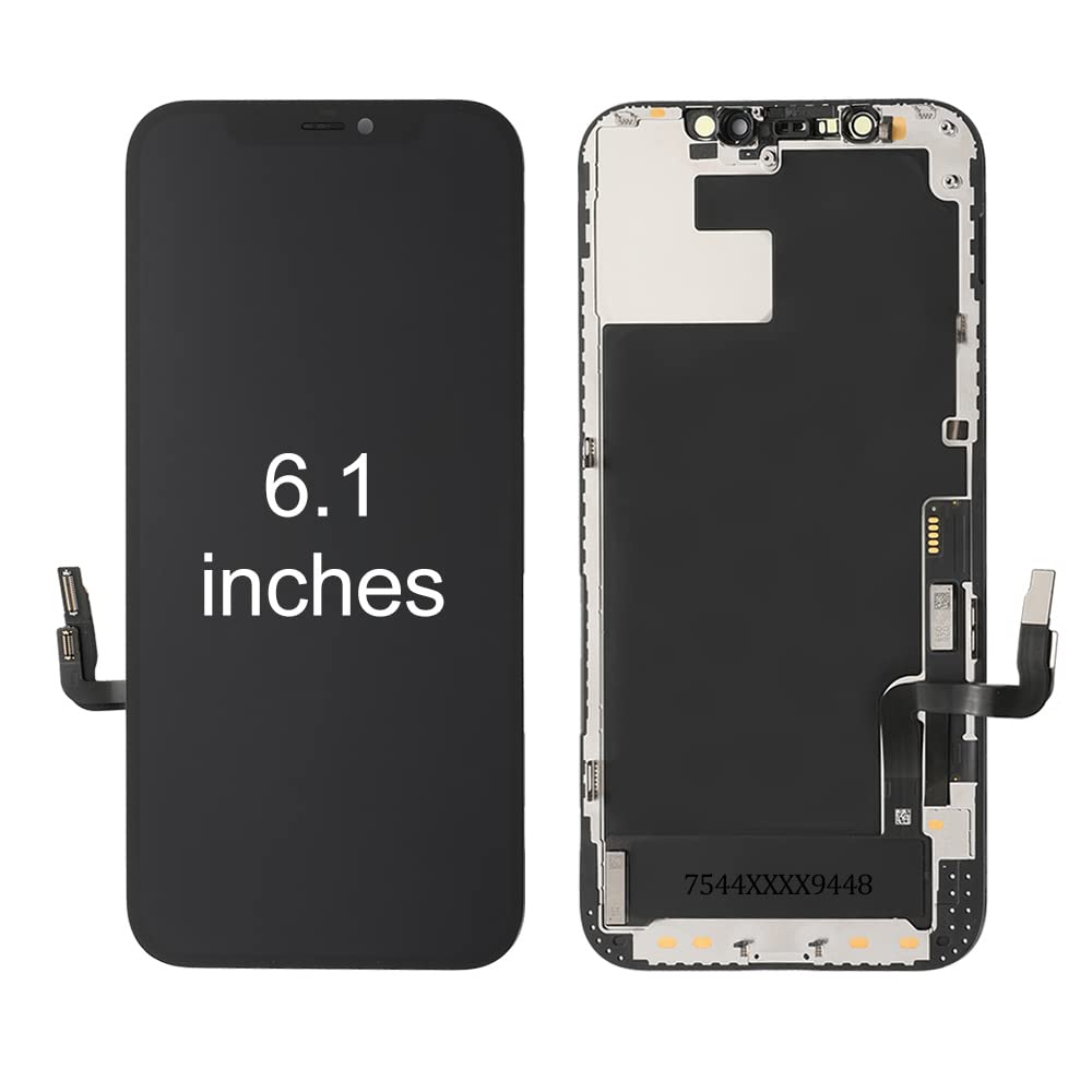 Fixerman For Iphone 12/12 Pro Screen Replacement Kit 6.1 Inch 3D Touch Lcd Screen Display Digitizer Frame Assembly