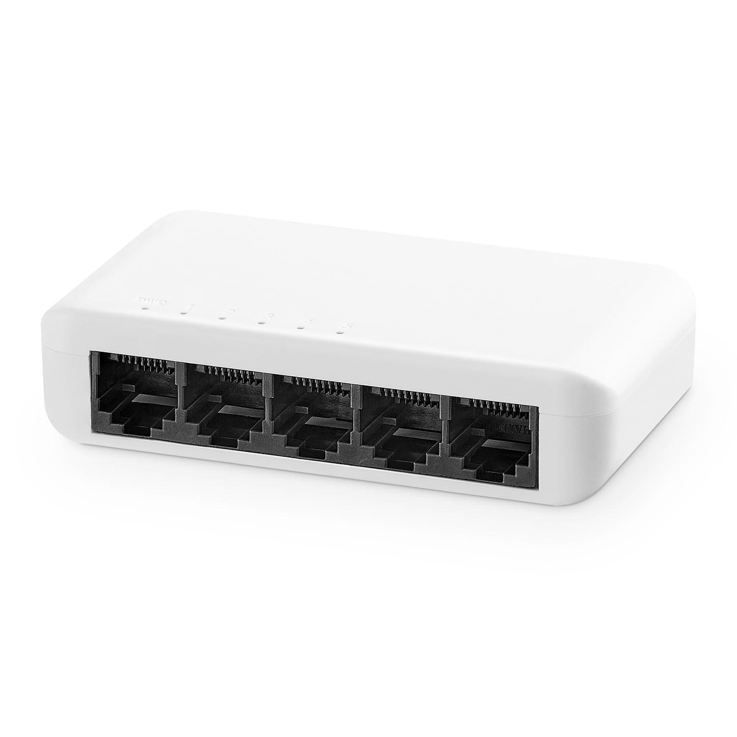 Yulinca 5 Port Gigabit Ethernet Switch, 4 X 100/1000Mbps Ports And 1 Gigabit Uplink, Unmanaged Mini Plastic Gigabit Ethernet Spl