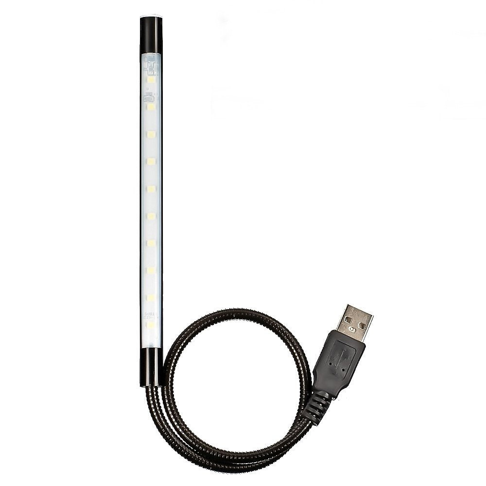 Mudder Portable Usb Light Laptop Light For Keyboard Flexible Stick Dimmable Touch Switch Led White Light Lamp For Laptop Compute