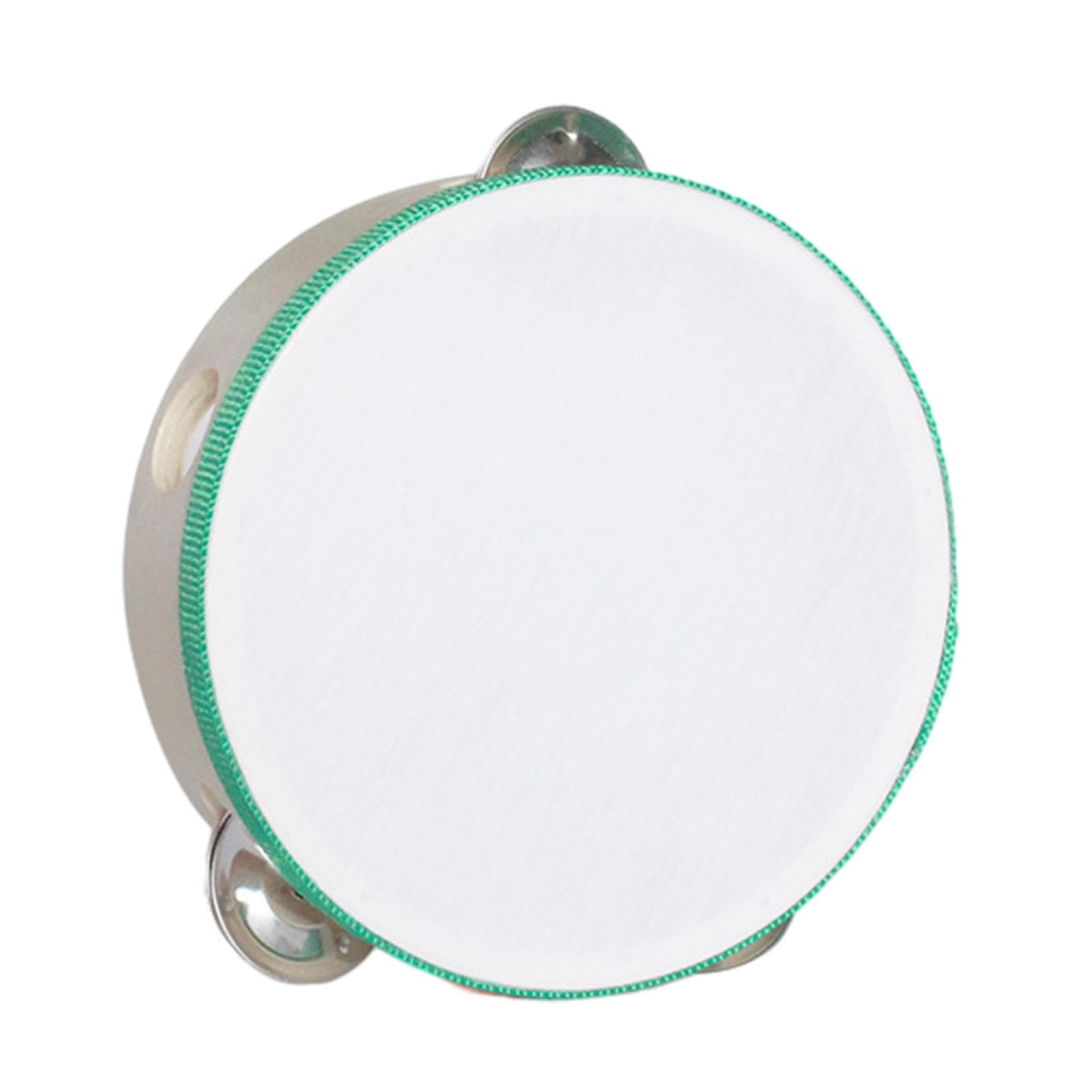 SECRET DESIRE Wooden Handheld Tambourine Tambourine for Kids for Dancing Singing Game Toys Cyan