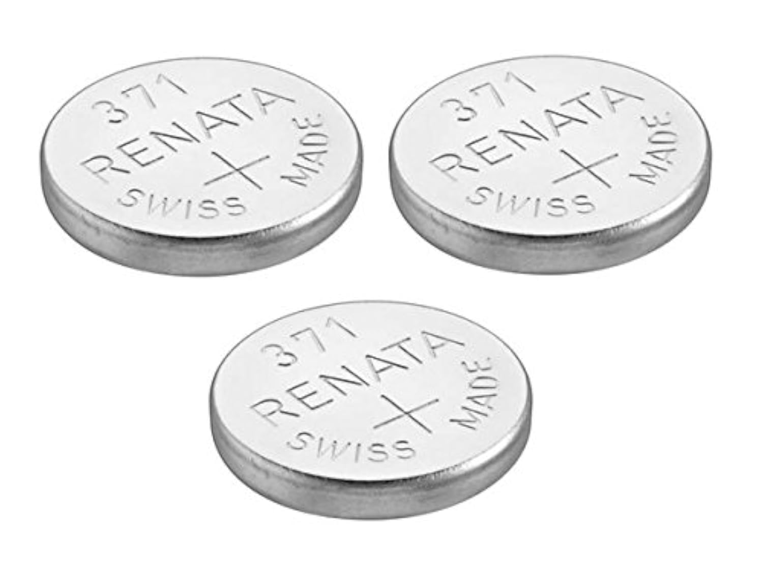 Renata Watch Battery Swiss Made Renata 371 Or Sr 920 Sw 1.5 V (3 Batteries, 371 Or Sr 920 Sw)