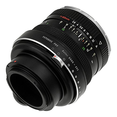 Fotodiox Pro Iris Lens Mount Adapter Compatible With Rollei 6000 Lenses To Canon Eos Ef/Ef S Cameras