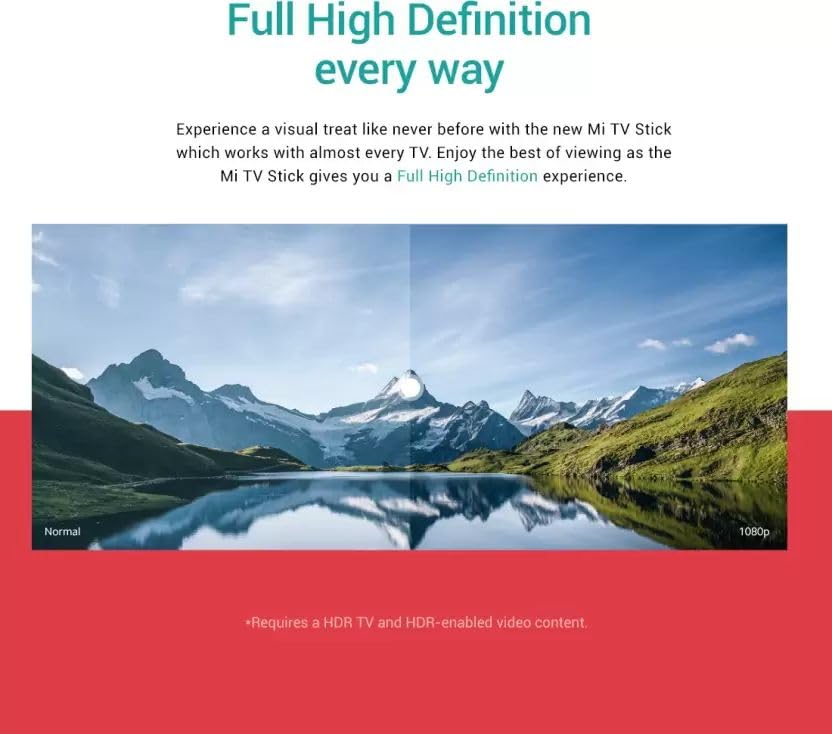 Xiaomi Mi Tv Official Us Version 1Gb Ram +8Gb Rom, Portable Streaming Media Player Hd Playback 1080P Hdr Netflix Quad Core 64 Bi