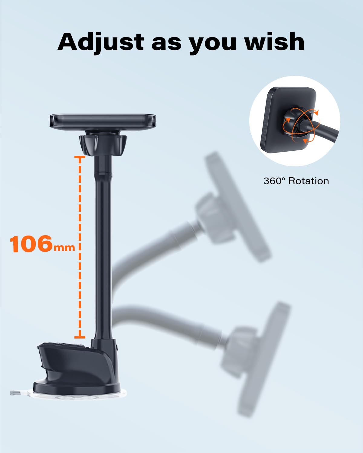 Apps2Car Magnetic Car Phone Holder, Compatible With Magsafe, Magnetic Phone Mount For Iphone 16 15 14 13 Series, Universal Magne