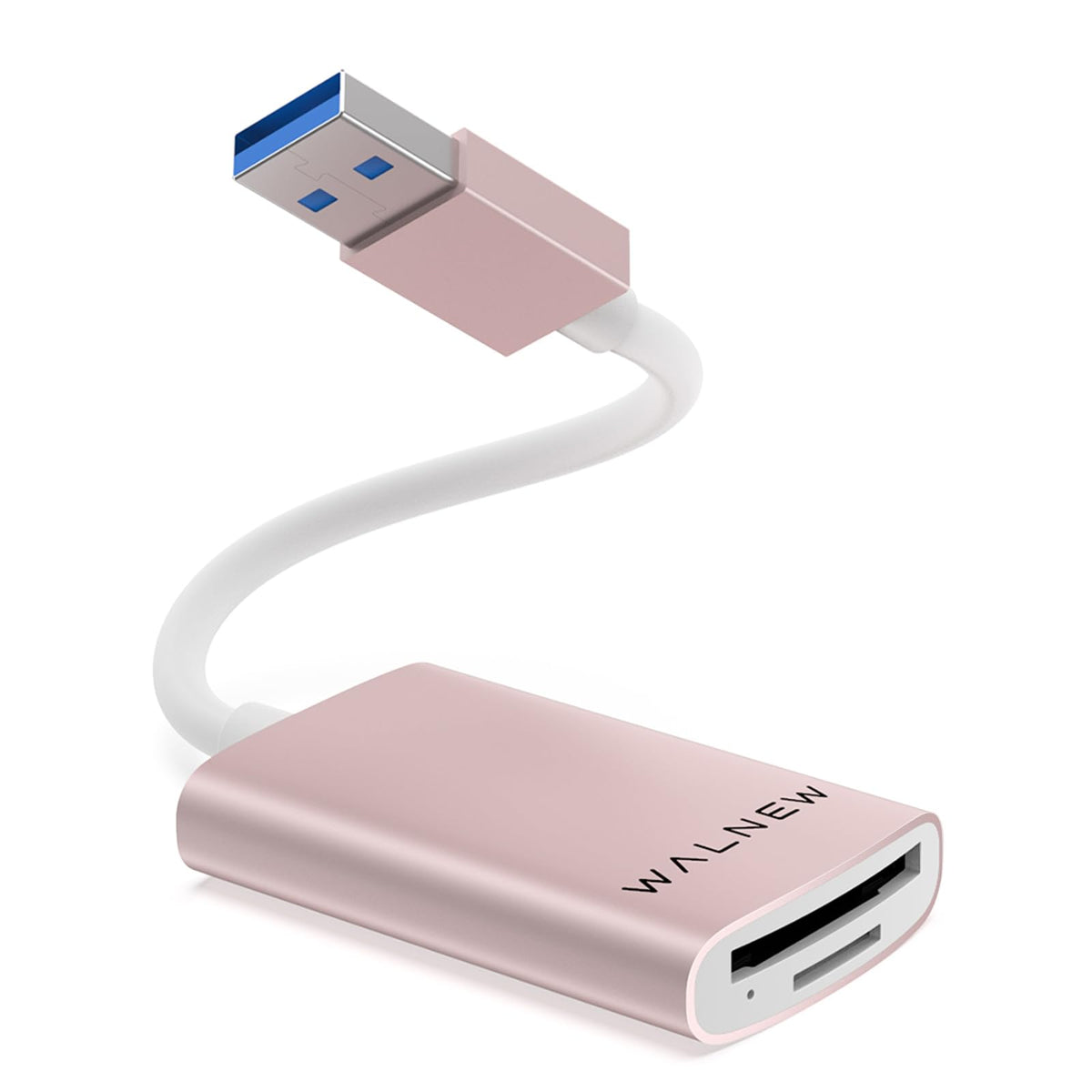 Walnew Sd Card Reader, Usb 3.0 Aluminum Card Reader Adapter Supports Mac Os, Win, Android, Linux On Computer, Laptop, And Camera