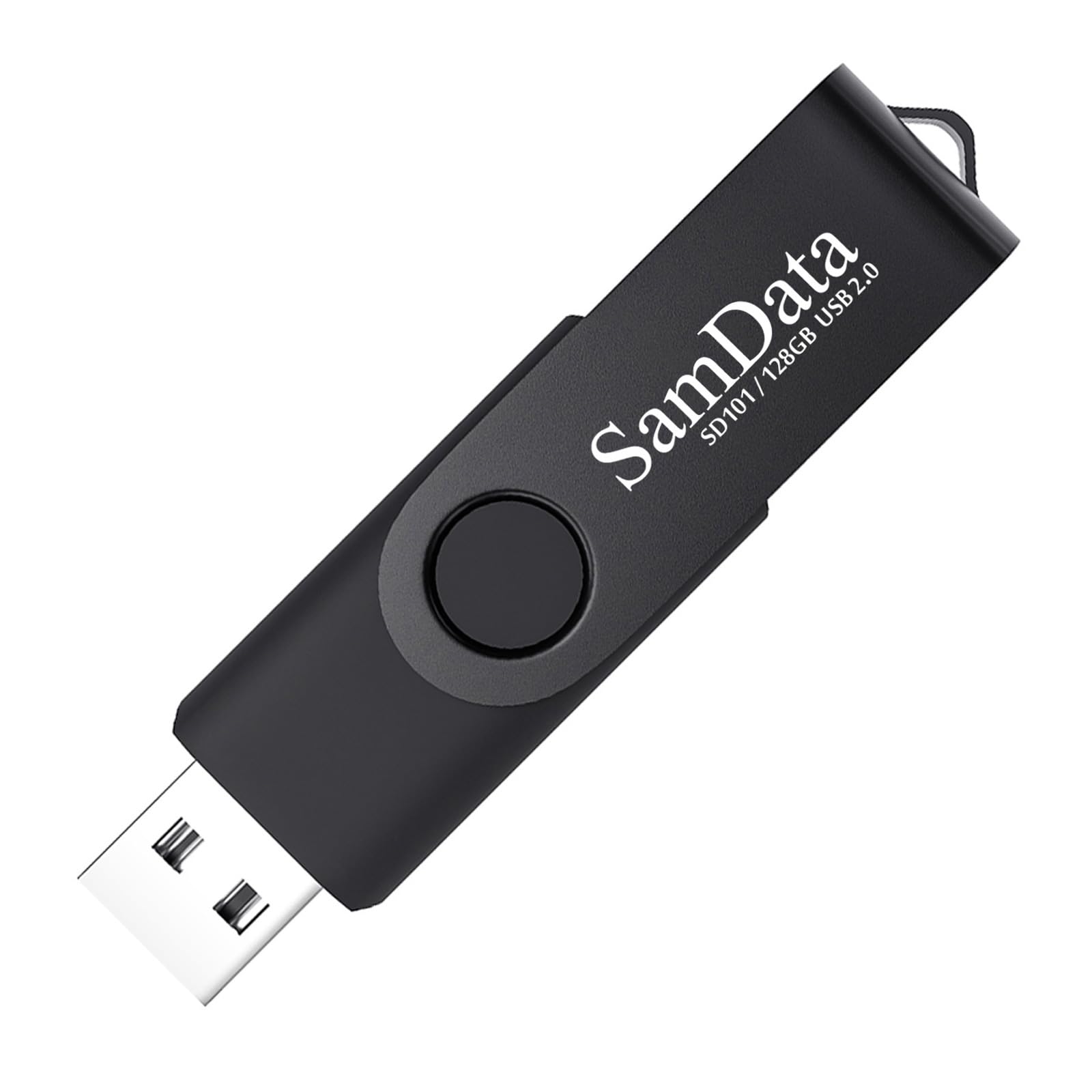 Samdata 128Gb Usb Flash Drives 2 Pack 128Gb Thumb Drives Memory Stick Jump Drive With Led Light For Storage And Backup (2 Colors: Black Blue)