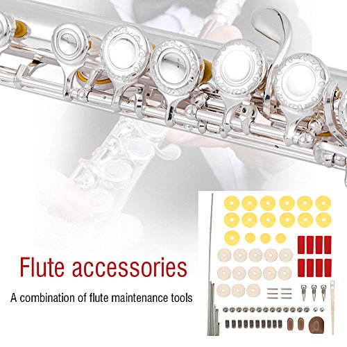 Vbestlife Flute Repair Parts, Practical Diy Repair Maintenance Kit Set Musical Instrument Parts Accessories For Flute