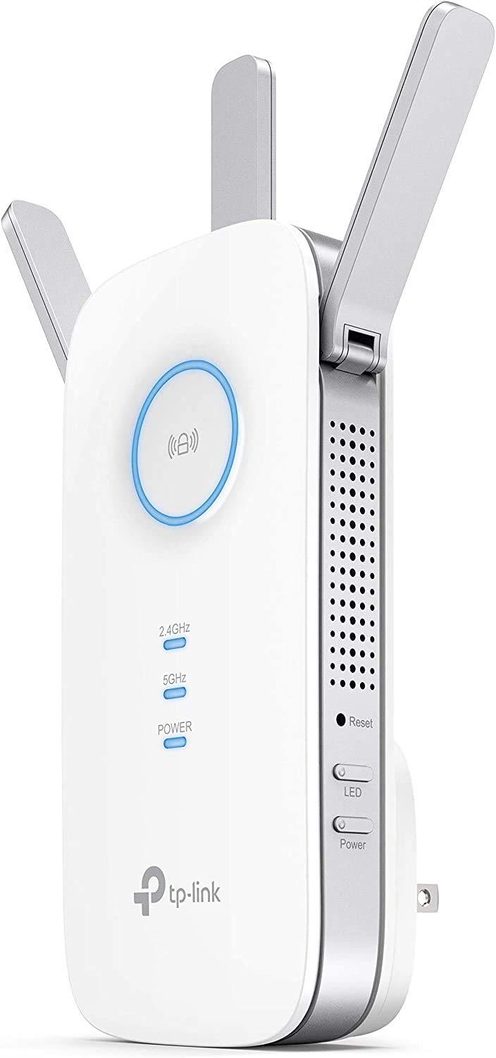 TP-Link AC1750 WiFi Extender (RE450), PCMag Editors Choice, Up to 1750Mbps, Dual Band WiFi Repeater, Internet Booster, Extend W