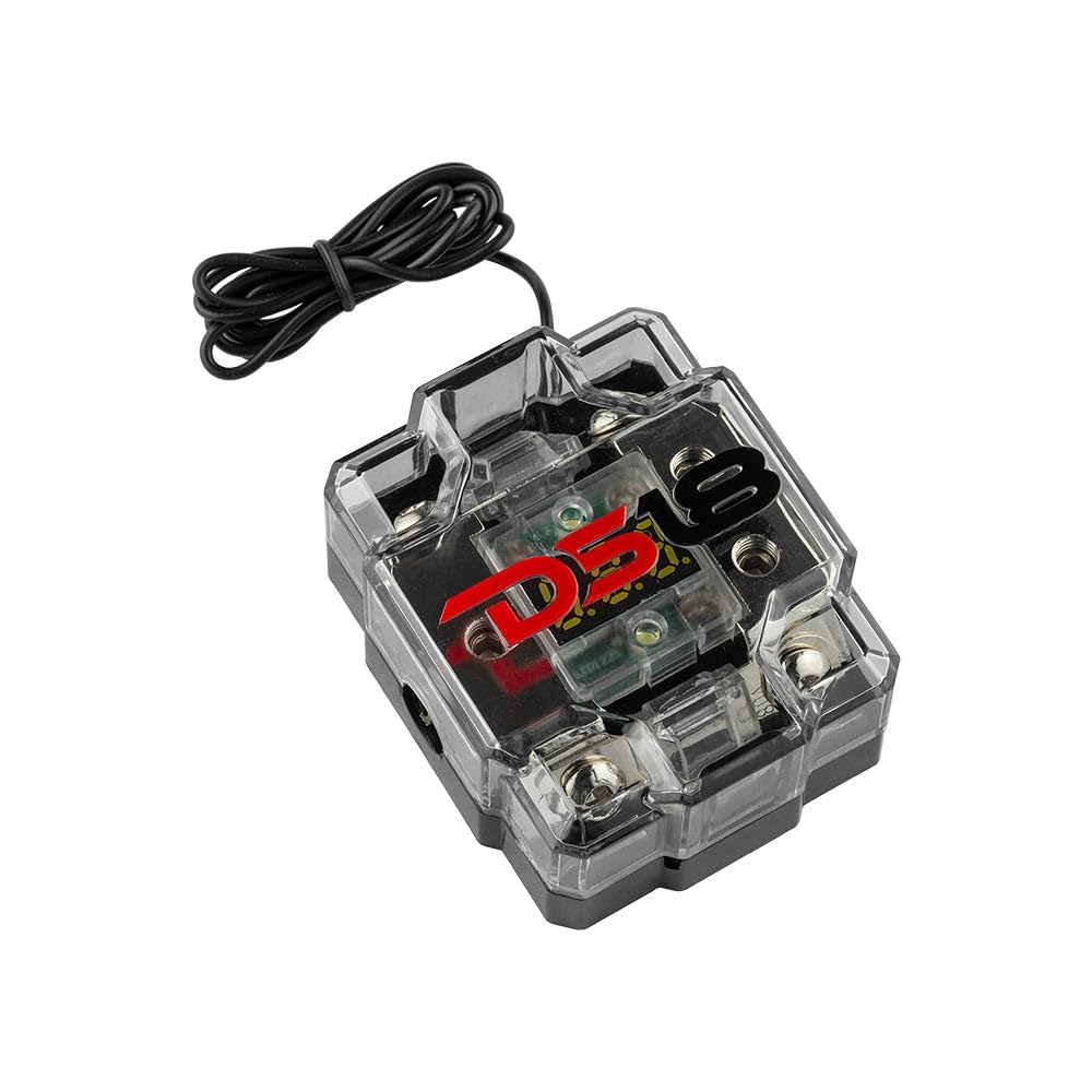 Ds18 Fdg1024Afs 80A Anl Fuse Holder And Distribution Block 0Ga In   2X4Ga Out With Voltmeter