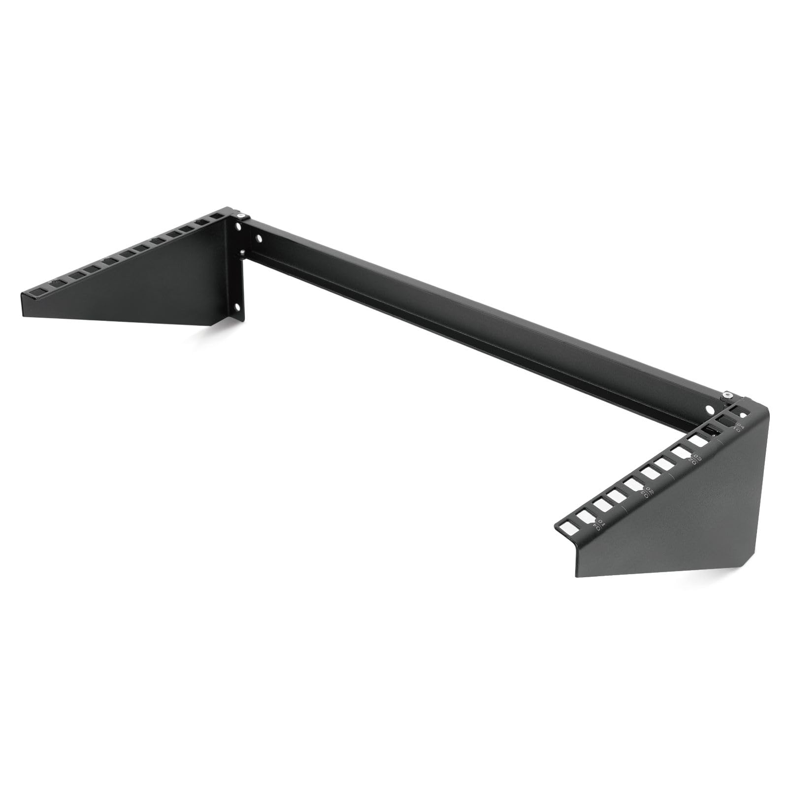 Tecmojo 4U Foldable Vertical Wall Mount Rack and Wall Mountable Patch Panel Bracket for 19 Rack Mount Network and Server Equipme