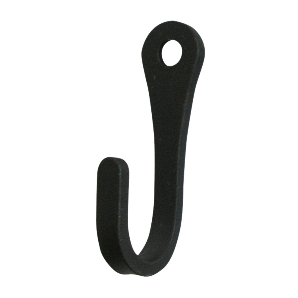 WH-N-AA Narrow Metal Black Wall Hook (1/2 W by 1 3/4 H by 3/4 D)