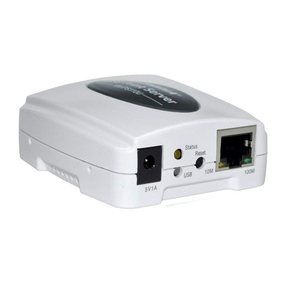 X Media Xm Ps110U 1 Port 10/100Mbps Fast Ethernet Usb Print Server, Usb 2.0 Port Network Print Server