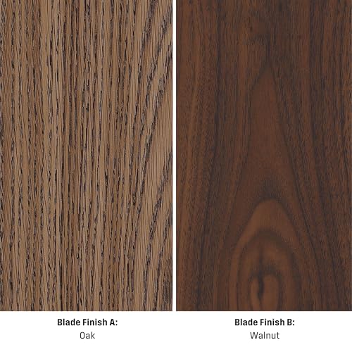 Westinghouse 7741500 52-Inch Oak/Walnut Replacement Fan Blades, Five-Pack