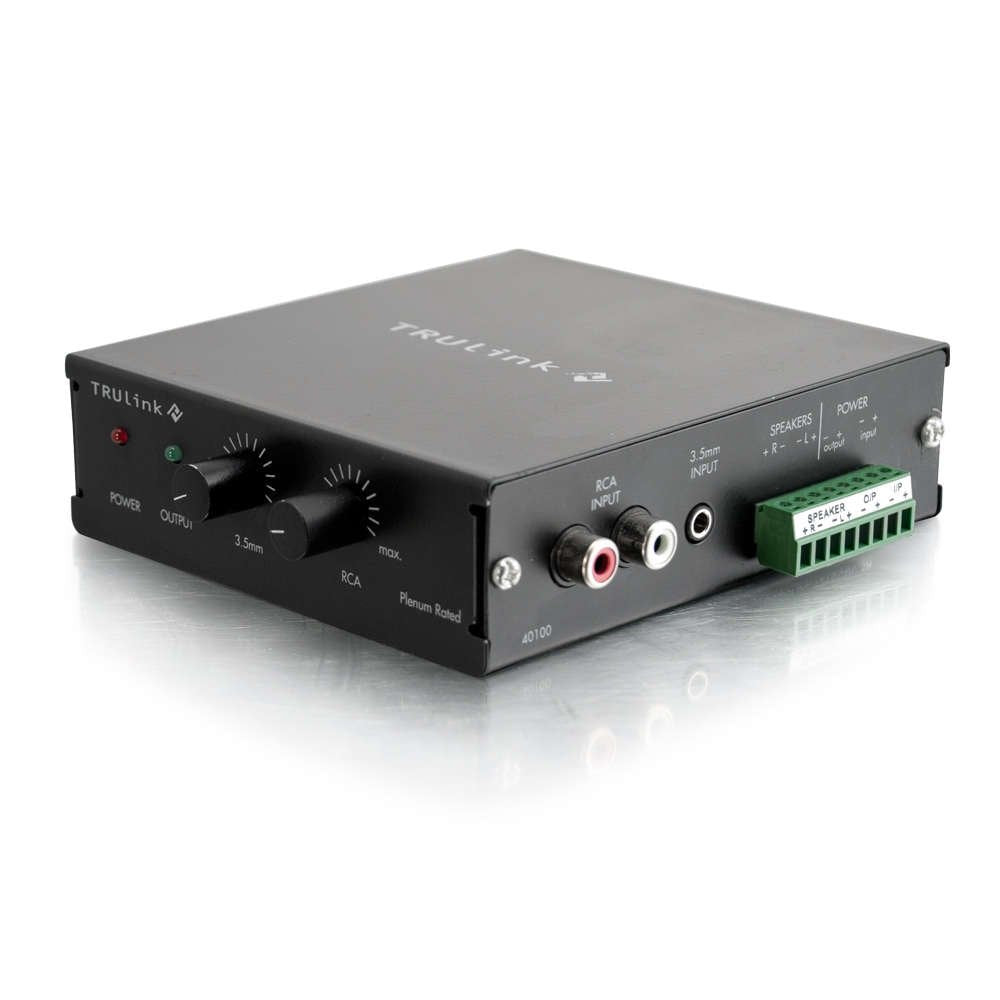 C2G 40914 Compact Amplifier With External Volume Control, Taa Compliant