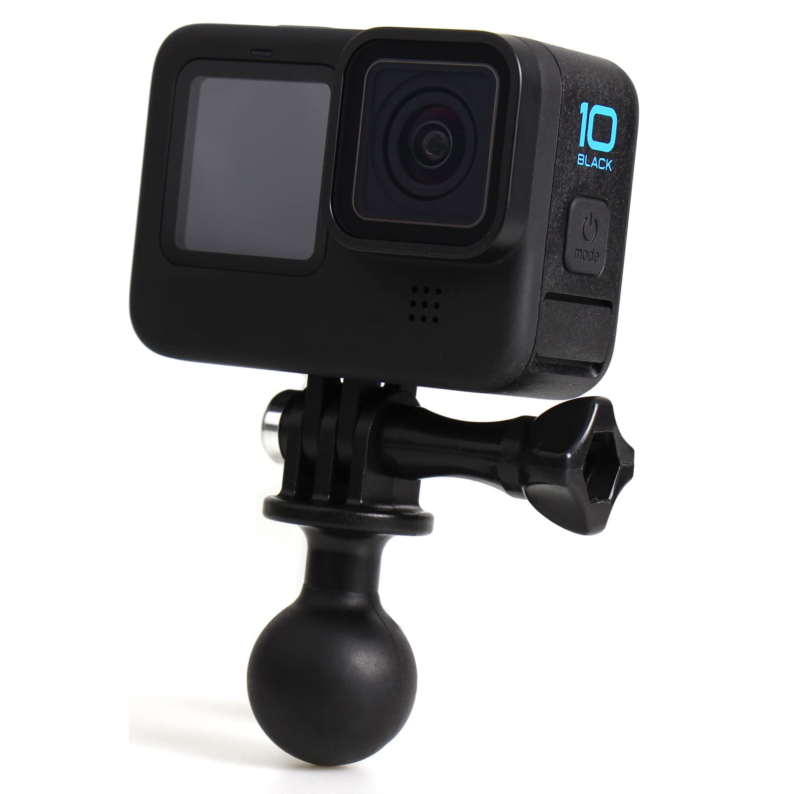 Qkoo Ball Mount For Gopro Hero 13 12 11 10 9 8 7 6 5 4 3+ 3 Black 2018 Max Session Fusion, Osmo Action, Akaso, Sjcam Camera   Ba