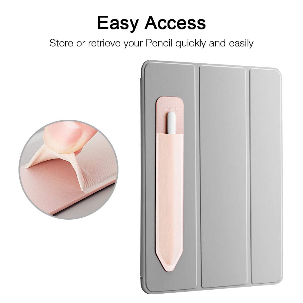 Esr Pencil Holder Compatible With Pencil (2Nd/1St Generation) & Pencil (Usb C), Elastic Pocket, Stylus Pens Protected And Safe,