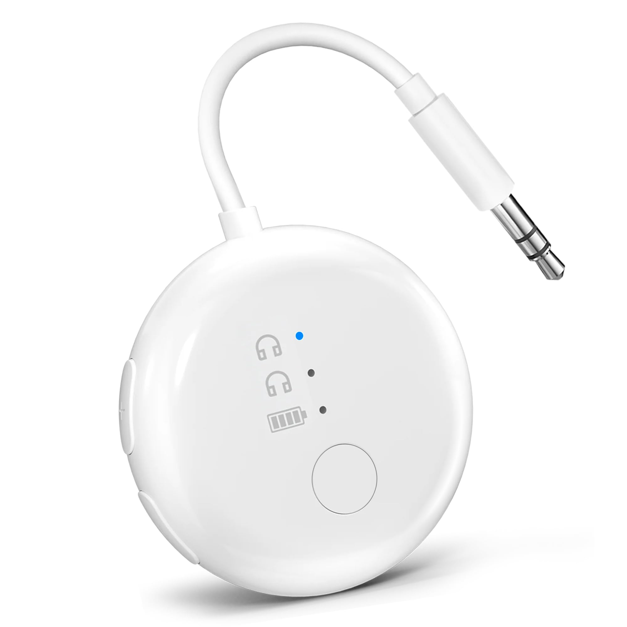 Avantree SoundJet R1 - 25Hr Airplane Bluetooth Adapter for All AirPods (Pro/Max) with Qualcomm Chipset & aptX Adaptive, Wireless