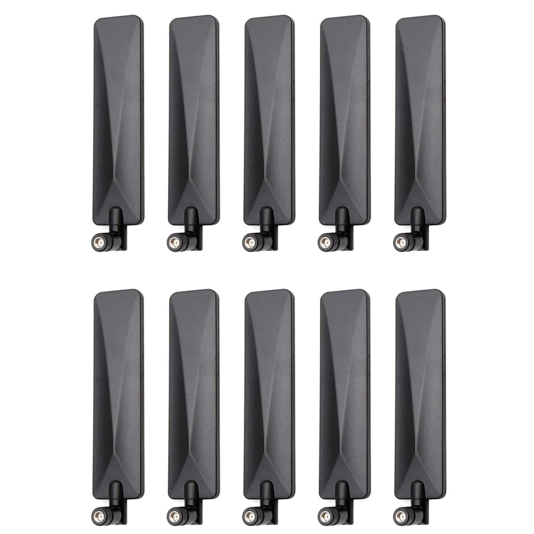 Bingfu 4G Lte Cellular Trail Game Camera Antenna 9Dbi Rp Sma Male (10 Pack) Compatible With Spypoint Stealth Cam Tactacam Cuddeb