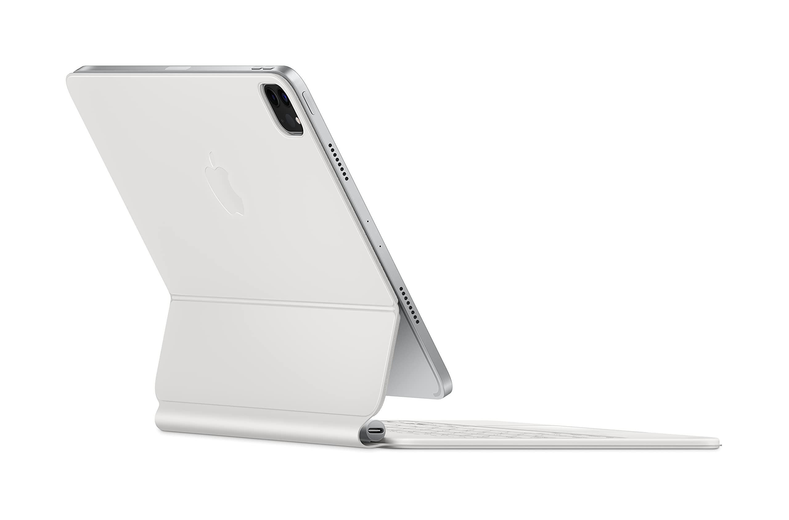 Apple Magic Keyboard: iPad Keyboard case for iPad Pro 11 inch (1st, 2nd, 3rd, 4th gen) and iPad Air (4th, 5th gen, and M2), Great Typing Experience, Built in trackpad, German   White