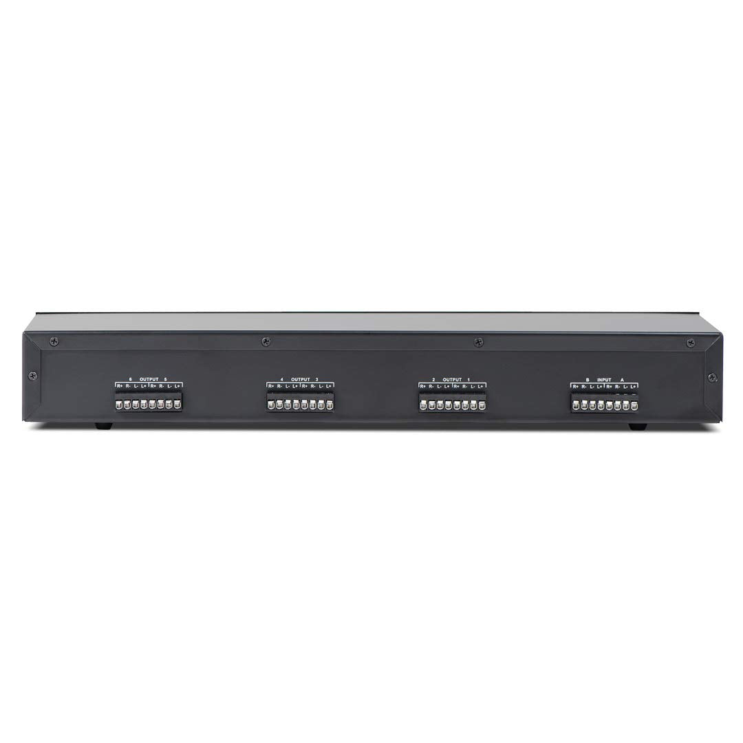 Usb Audio Select Box OSD Two Sources, Six Pair Stereo Speaker Select Box with Volume Contro ...