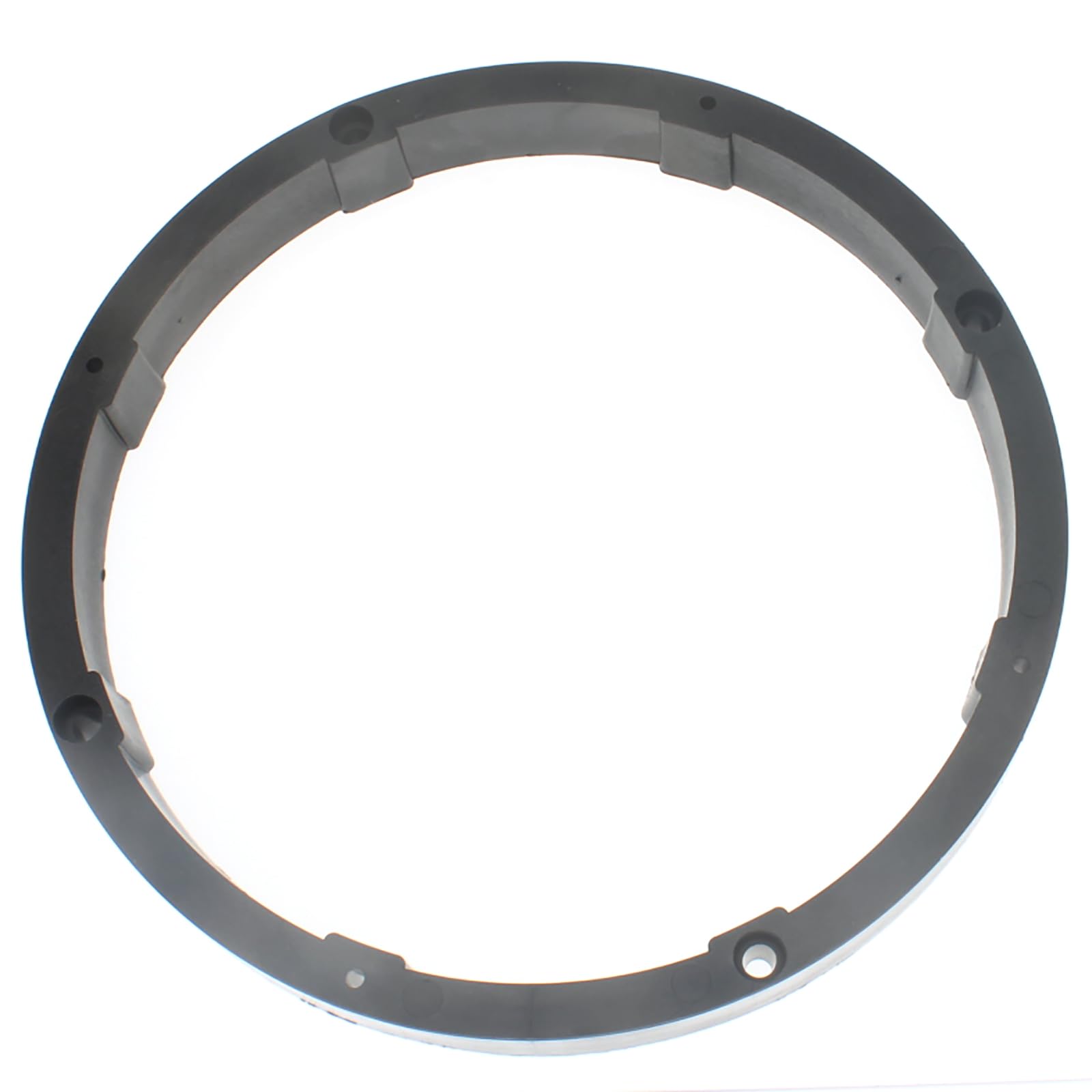 Fdxgyh 2 Pcs 6.5 Inch Auto Car Universal Fit Abs Solid Speaker Spacers Car Stereo Speaker Spacer Adaptor Ring Mounting Bracket (
