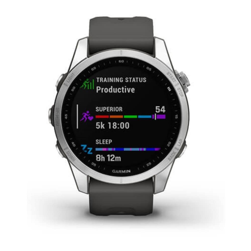 Garmin Fenix 7S, Smaller Sized Adventure Smartwatch, Rugged Outdoor Watch With Gps, Touchscreen, Health And Wellness Features, S