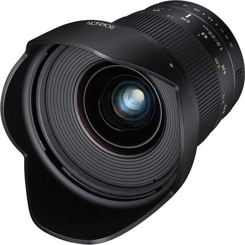 Rokinon 20Mm F/1.8 As Ed Umc Wide Angle Lens For Sony E Mount Black