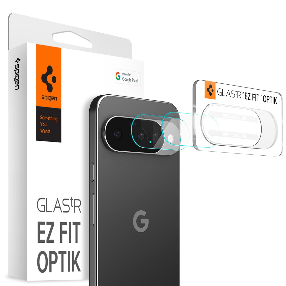 Spigen Camera Lens Screen Protector [Glas.tR EZ Fit Optik] Designed for Pixel 10 [Case Friendly] - 2 Pack