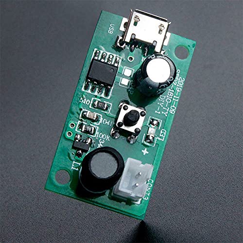 Acxico 2Pcs 5V Mini Usb Humidifier Air Purifier Circuit Board Driver Atomization Plate