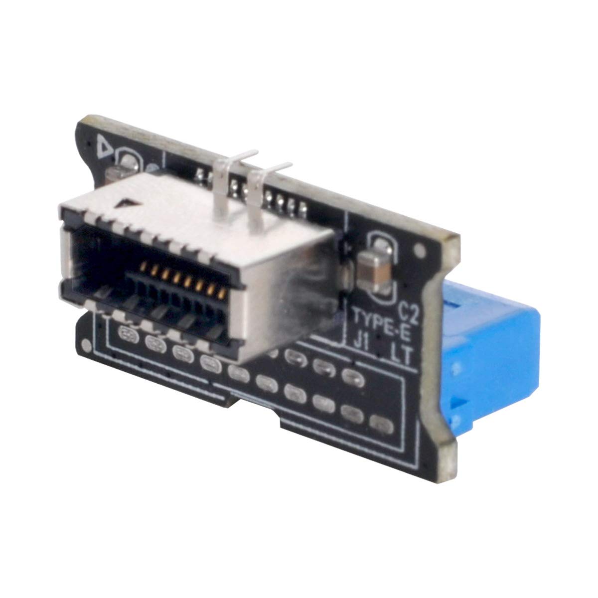 chenyang Motherboard 19/20Pin to USB 3.1 Type E Front Panel Vertical Type Socket Converter Adapter