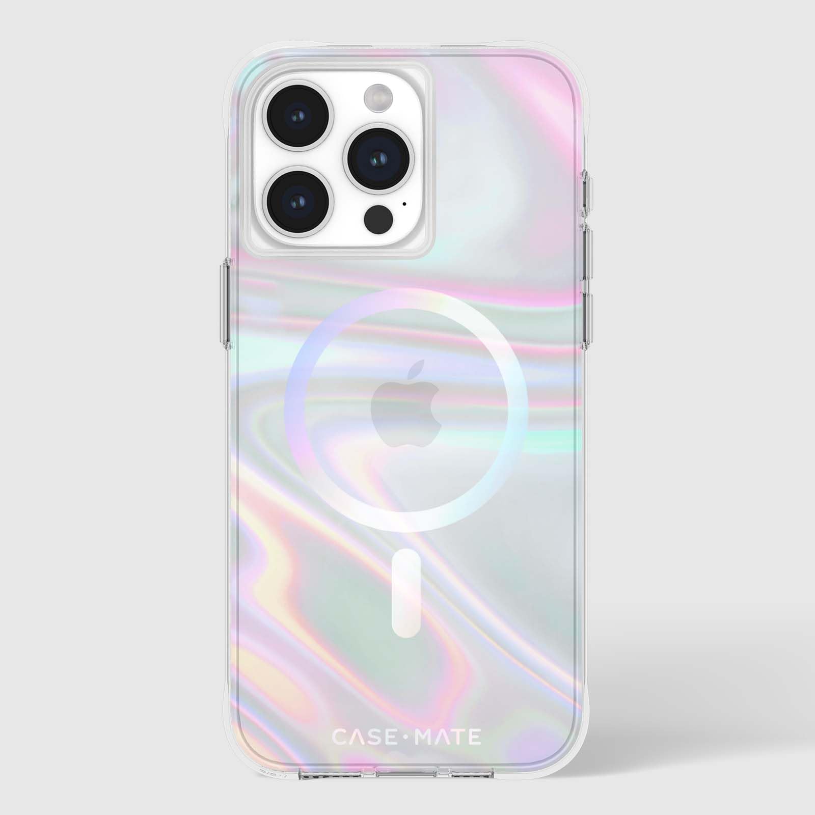 Case Mate Soap Bubble Apple Iphone 15 Pro Max Case For Women | Compatible W/ Magsafe | 12Ft Drop Protection | 6.7'' Iphone 15 Pr