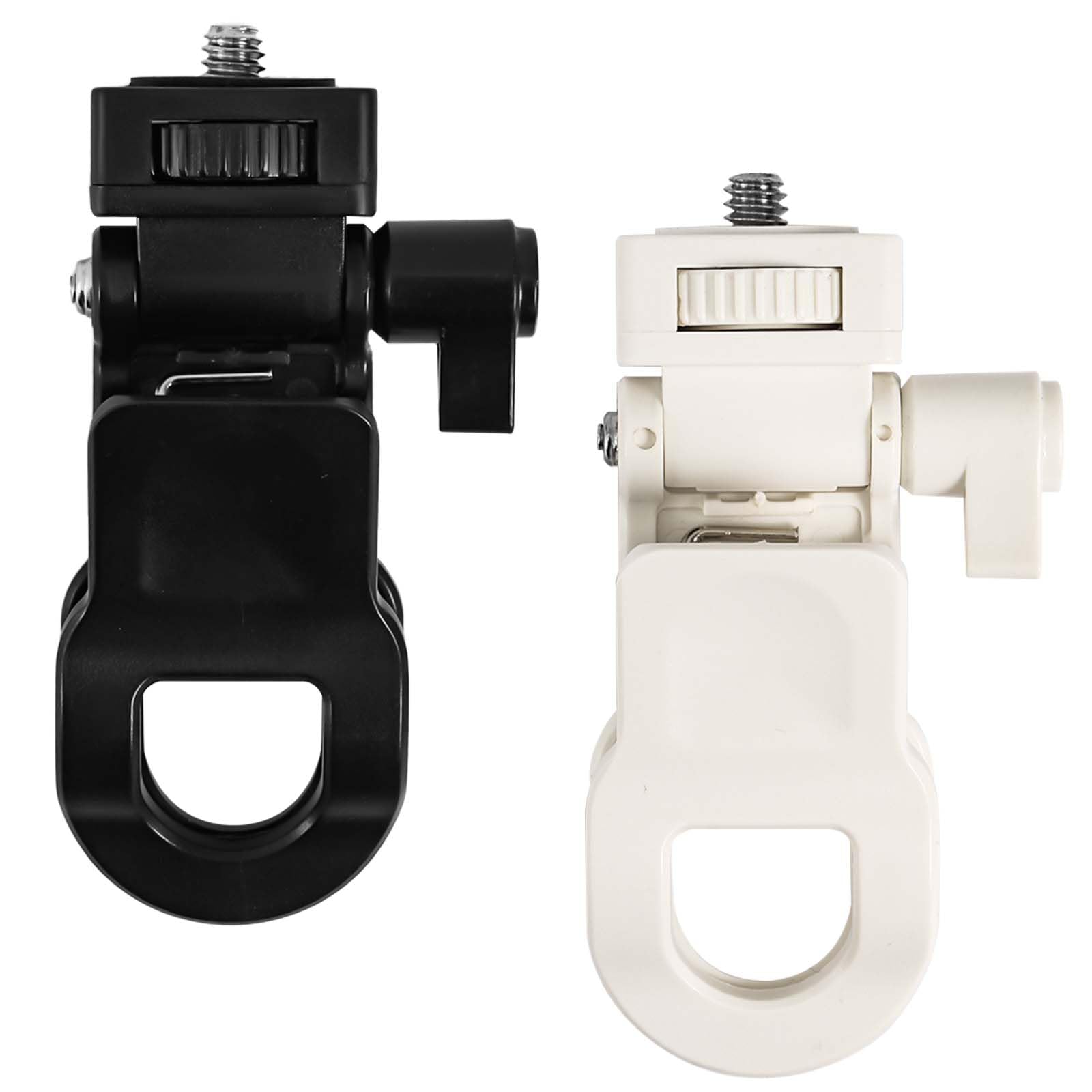 Peutier 2Pcs Selfie Light Clip, Anti-Slip For Monitor Mount With 1/4 Universal Screw Multiple-Use Camera Clamp Phone Light Holde