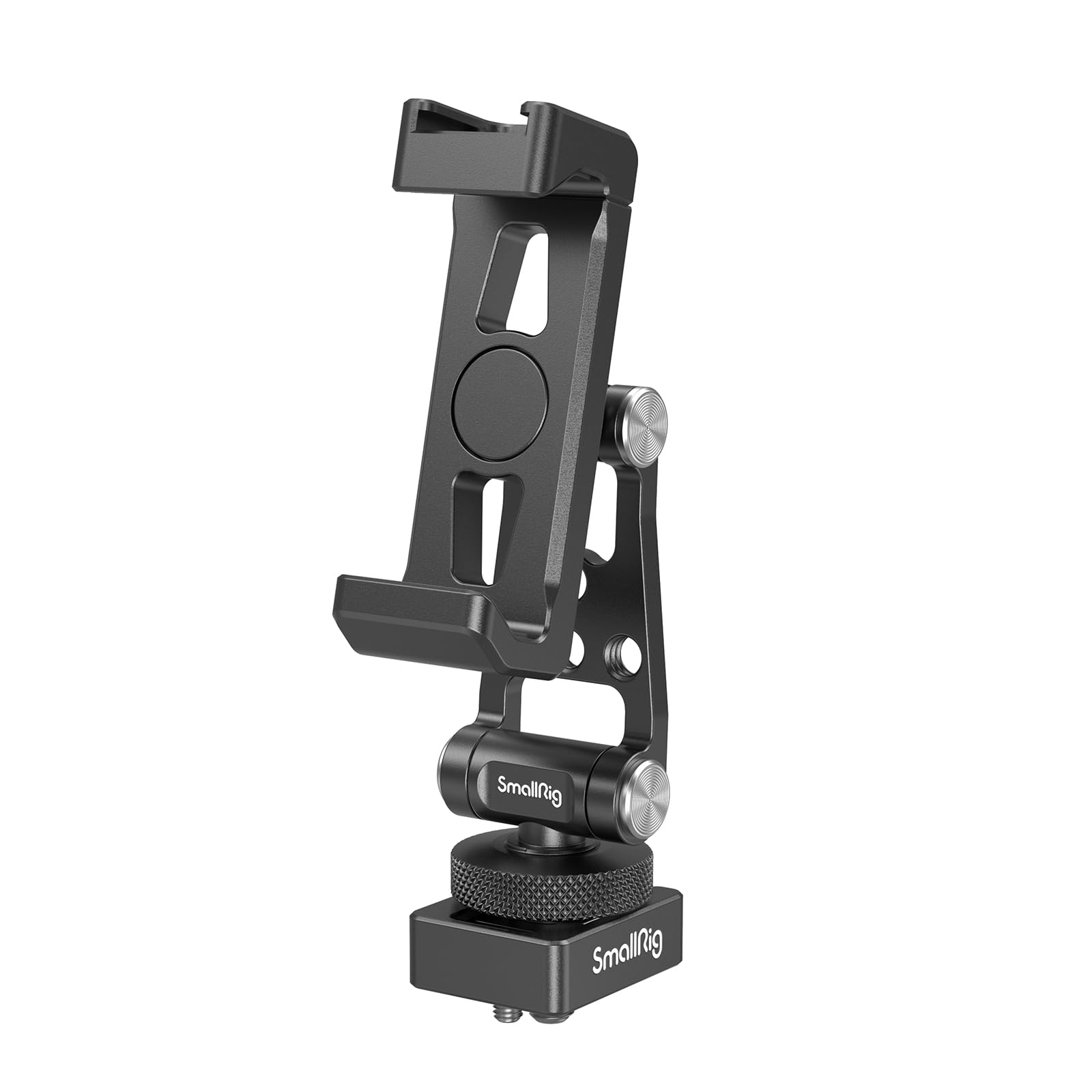 SmallRig Phone Support for DJI Stabilizers, Adjustment Phone Mount Adapter with 1/4-20 Threaded Hole, Cold Shoe for DJI RS 4 /RS