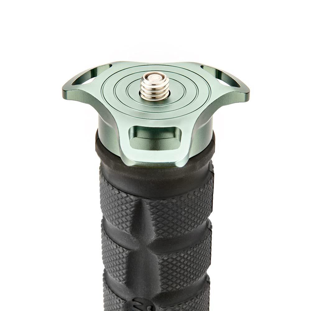 3 Legged Thing Alan 2.0 Kit Carbon Fibre Monopod   Travel Friendly Camera Monopod For Professional Photographers And Videographers (Grey)