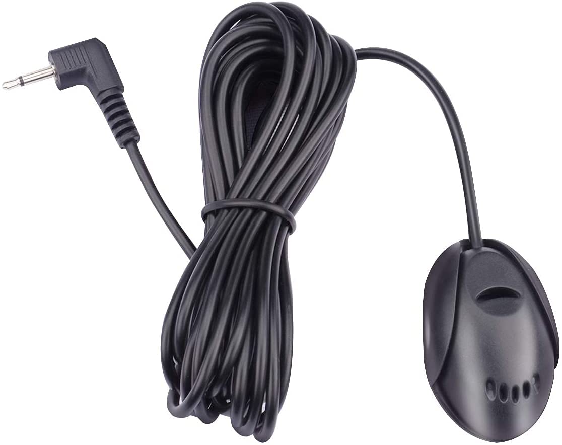 Fingerlakes Mic 2.5Mm External Microphone Assembly For Car Vehicle Head Unit Bluetooth Enabled Audio Stereo Radio Receiver Gps D